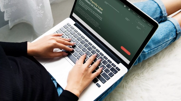 Waely Law brand and website design created by Kefilab showing calm professional layout across devices